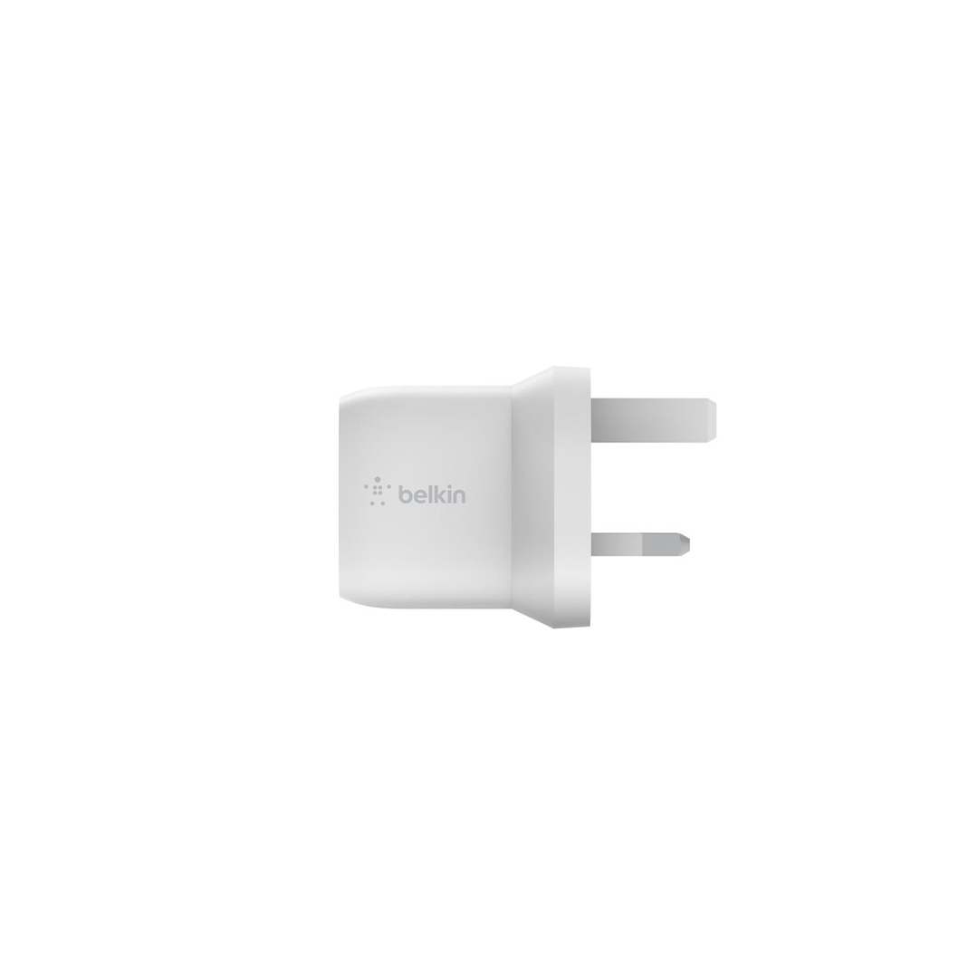 شاحن حائط Belkin BoostCharge 30W USB-C PD GaN  شاحن حائط Belkin BoostCharge 30W USB-C PD GaN